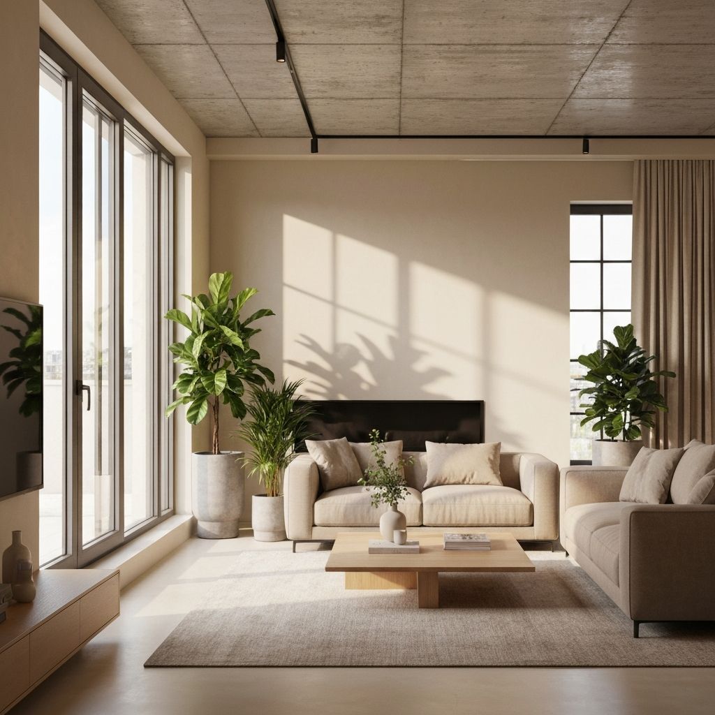 Interior de departamento reformado con diseño minimalista